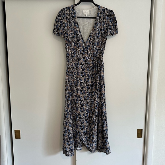 Sezane Amber wrap Dress 40 - Picture 2 of 9